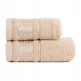 gruby-miekki-bawelniany-recznik-frote-50x90-bezowy-450g-glamour-prezent