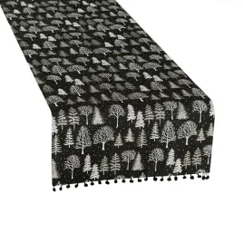 bieznik-na-stol-40x140cm-czarny-brokat-zimowa-magia-swieta