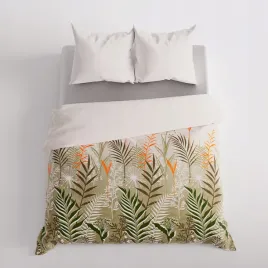 posciel-zielone-liscie-100percent-bawelna-satynowa-160x200cm-komplet-felina