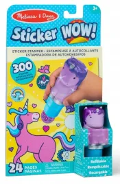 stempel-z-300-naklejkami-sticker-wow-purpurowy-jednorozec-melissa-and-doug