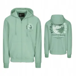 pitbull-west-coast-rozpinana-bluza-washed-planet-surf-mietowa-xl