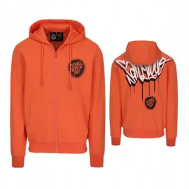 pitbull-west-coast-rozpinana-bluza-z-kapturem-graffiti-pomaranczowa-3xl