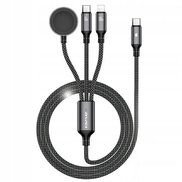 kabel-awei-usb-typ-c-usb-typ-c-12-m-czarny
