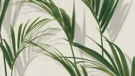 tapeta-liscie-palmy-efekt-3d-cien-nowosc-flizelina