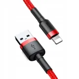 kabel-lightning-usb-baseus-cafule-2a-3m-czerwony-stan-nowy