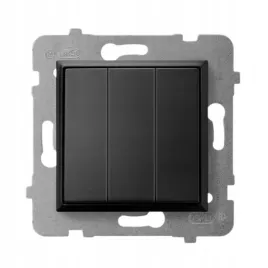 ospel-aria-lacznik-potrojny-czarny-metalik-podtynkowy-ip-20-lp-13u-m-33