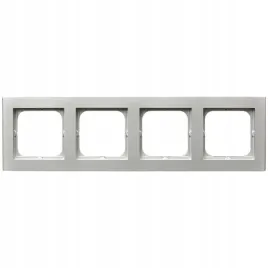 ospel-sonata-ramka-poczworna-4x-kolor-srebro-mat-podtynkowy-r-4r-38