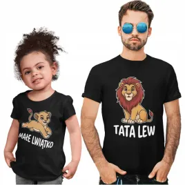 prezent-dla-taty-i-corki-koszulki-na-dzien-ojca-komplet-t-shirt-zestaw