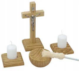 drewniany-zestaw-koledowy-7-elementow-debowy-komplet-krzyz-koleda-pasyjka