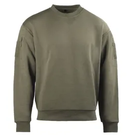 mil-tec-sweter-taktyczny-round-neck-zielony-xxl