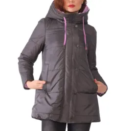 kurtka-damska-dewberry-pikowana-szara-modna-zimowa