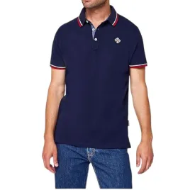 koszulka-meska-schott-harbour-bawelniana-polo-granatowa