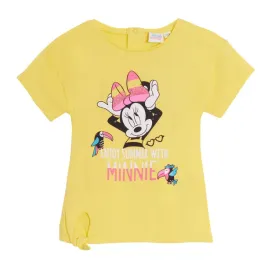koszulka-dziewczeca-disney-minnie-mouse-bawelniana-zolta