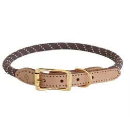 obroza-dla-psa-lub-kota-oyoy-perry-skorzana-brazowa-46-cm