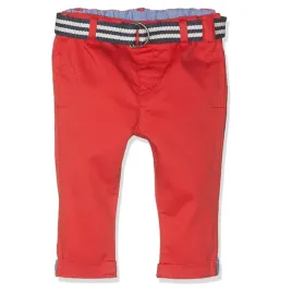 spodnie-niemowlece-chicco-czerwone-materialowe