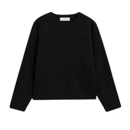 sweter-dziewczecy-mango-z-kieszenia-czarny