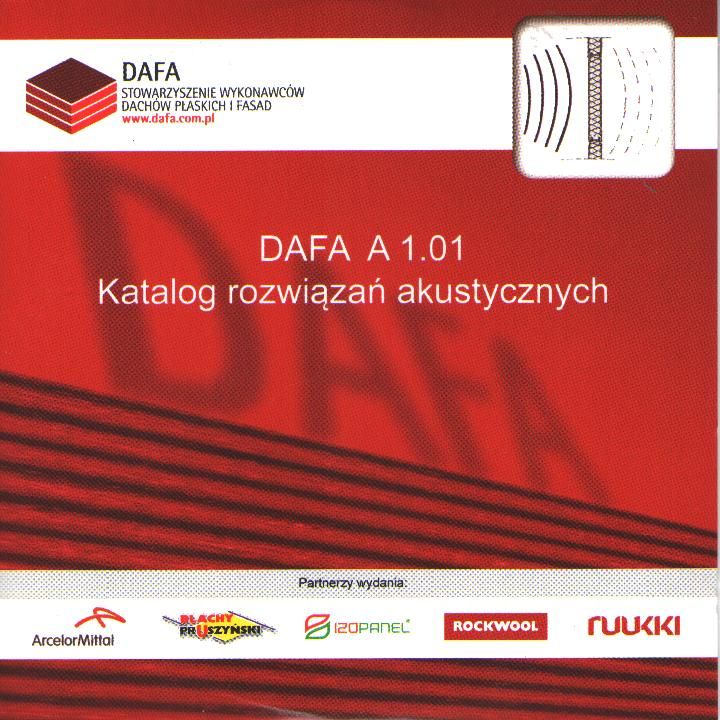 Katalog rozwiązań akustycznych. DAFA A 1.01