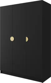 szafa-uchylna-kami-150-czarna-uchwyt-zloty