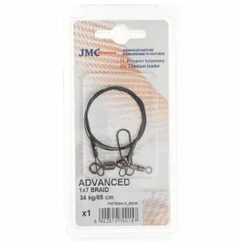 przypon-wedkarski-z-plecionki-tytanowej-1x7-advanced-34kg-65-cm