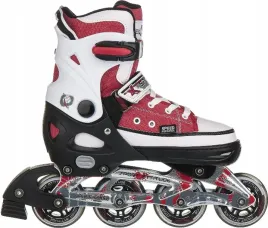 rolki-trampki-regulowane-nj2132-czerwone-r-xs