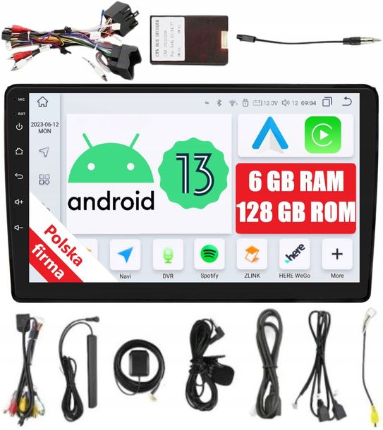 RADIO 2DIN ANDROID AUDI A4 B6 B7 SEAT EXEO 6/128 GB DSP CARPLAY LTE