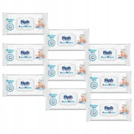 9x-aqua-wipes-nawilzane-chusteczki-dla-dzieci-mokre-99percent-pure-water-60-szt