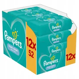 pampers-fresh-clean-chusteczki-nawilzane-dla-dzieci-12x-52-szt