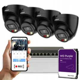 zestaw-4-kamer-monitoring-ip-smart-dual-light-4mpx-turret-czarne-dahua