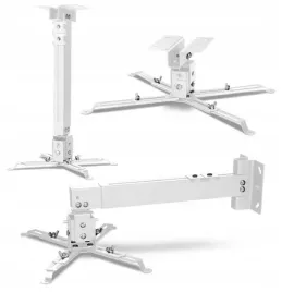 uchwyt-wieszak-do-projektora-rzutnika-z-regulacja-bialy