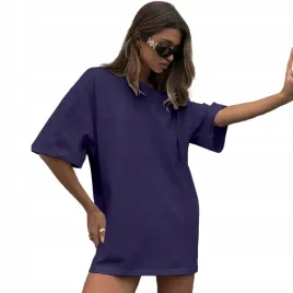 koszulka-damska-oversize-dluga-t-shirt-fioletowa-tunika-mini-sukienka-l