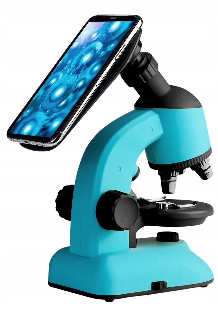 Optyczny Mikroskop Vision Kids 360° 1400x + Akcesoria Mocowanie na