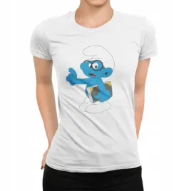 koszulka-t-shirt-damska-z-nadrukiem-smerf-wazniak-prezent-duzy-wybor-xxl