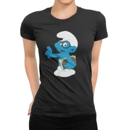 koszulka-t-shirt-damska-z-nadrukiem-smerf-wazniak-prezent-duzy-wybor-xs