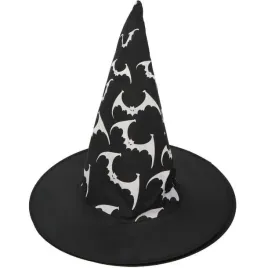 kapelusz-czarownicy-nietoperze-cc269-czarny-wiedzma-halloween-andrzejki