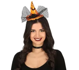 opaska-czarownicy-kapelusz-24118bz-pomaranczowy-mini-halloween