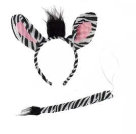 zestaw-zebry-zebra-opaska-ogon-dzd20602-zoo-zwierzeta-zebra