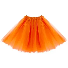 stroj-spodniczka-pomaranczowa-135020-tutu-40cm-tiulowa
