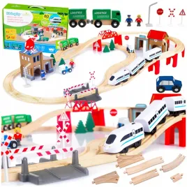 kinderplay-kolejka-drewniana-tor-wagony-pociag-na-baterie