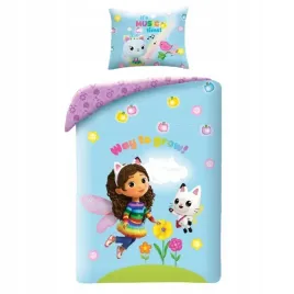 posciel-bawelniana-dla-dzieci-160x200-koci-domek-gabi-gabii-komplet