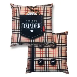 poduszka-stylowy-dziadek-kratka-s187-dzien-babci-i-dziadka-bz