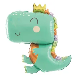 balon-dinozaur-z-korona-foliowy-460425-zielony-3d-74x90-cm-na-hel-urodziny