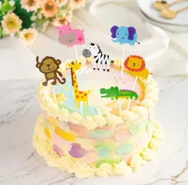 toppery-na-tort-zwierzatka-7szt-138588-zyrafa-malpka-lew-hipopotam-zebra-k