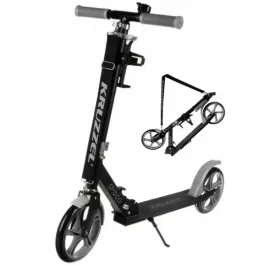 lekka-hulajnoga-skladana-kauczukowe-kola-20cm-hamulec-regulacja-szara