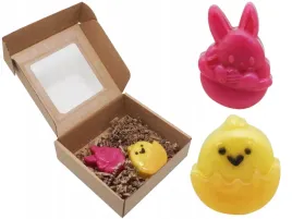 zestaw-mydelek-zapachowych-wielkanoc-prezent-upominek-kurczak-kroliczek