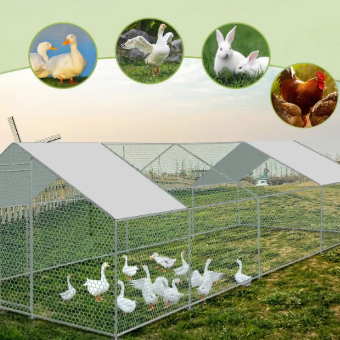 woliera-3x8x2m-wybieg-dla-kur-krolikow-ptakow-kurnik-klatka-zagroda-kojec-stan-nowy