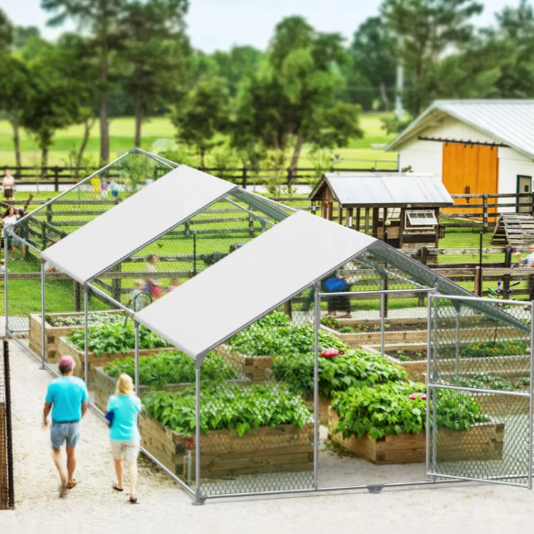 woliera-3x8x2m-wybieg-dla-kur-krolikow-ptakow-kurnik-klatka-zagroda-kojec-stan-nowy