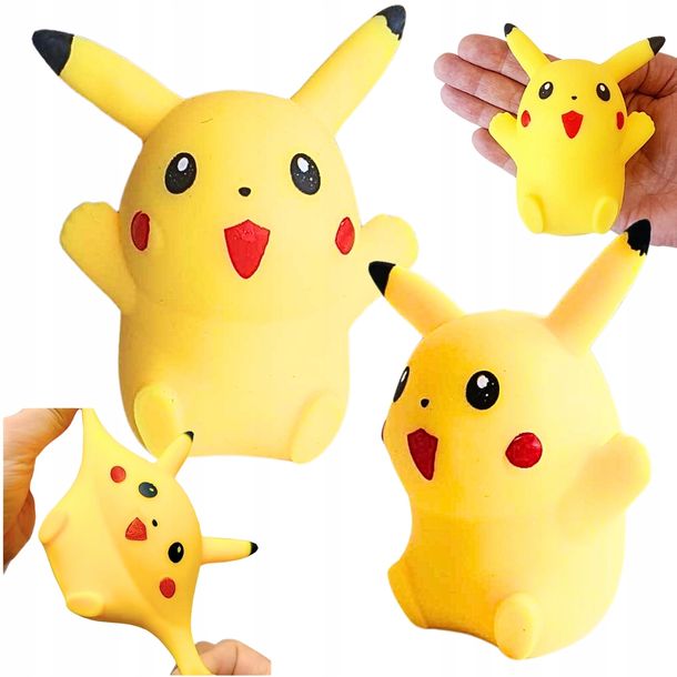 ﻿Gniotek POKEMON PIKACHU Zabawka Antystresowa MIĘCIUTKA Squeeze