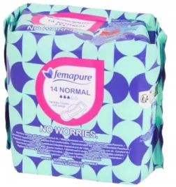 femapure-podpaski-higieniczne-no-worries-normal-14-szt