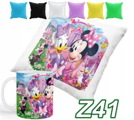 zestaw-kubek-poszewka-z-nadrukiem-myszka-minnie-daisy-imie-gratis