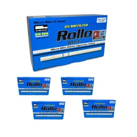 5x-gilzy-rollo-blue-micro-slim-55-biale-gilzy-papierosowe-dlugi-filtr-25mm